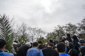 تشییع پیکر استاد منوچهر ستوده - چالوس